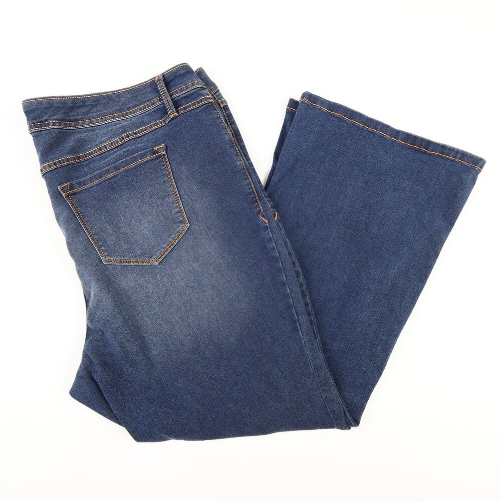 Torrid Womens 22XS Super Stretch Blue Jeans Luxe Slim Boot Dark Wash